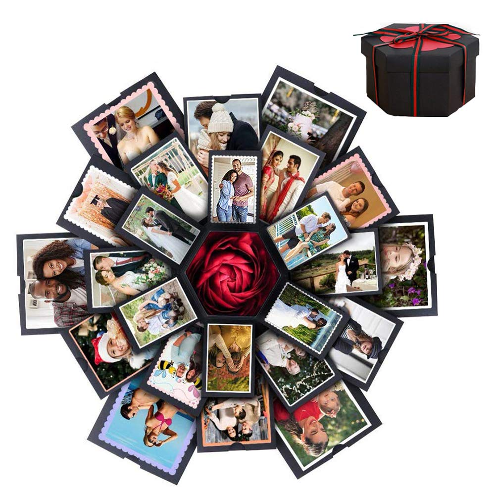 Veesun Album Photos 30 5 X 21 5 Cm Noir Traditionnel Diy Scrapbook 40 Feuilles Noires 80 Pages Mariage Livre Dor Idee Cadeau Original Maitresse Femme Homme Pour Valentin De Noel Anniversaire Albums Photo Cuisine Maison