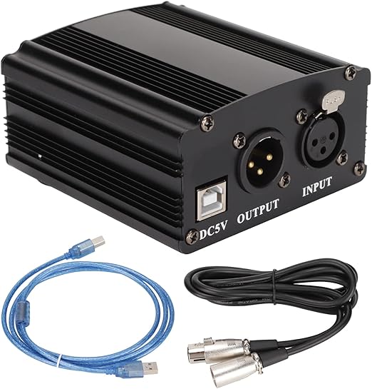 youyeetoo 48V Phantom Power USB 1 Channel Condenser Mic