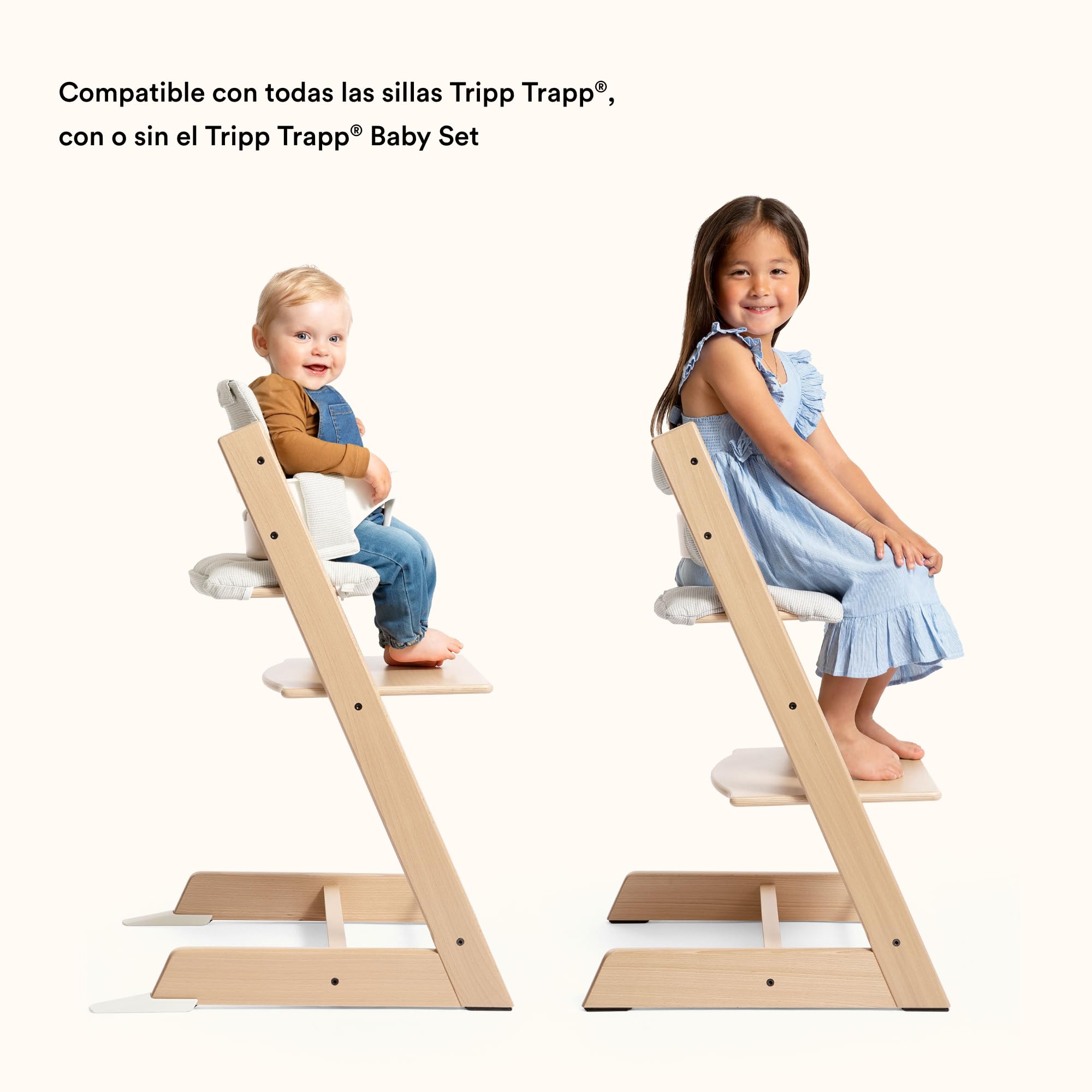 Tripp Trapp Cojín Clásico, Almas - A Juego con la Silla Tripp Trapp y la Trona para Mayor Apoyo y Comodidad - Lavable a máquina - para Todo Tipo de Sillas Tripp Trapp