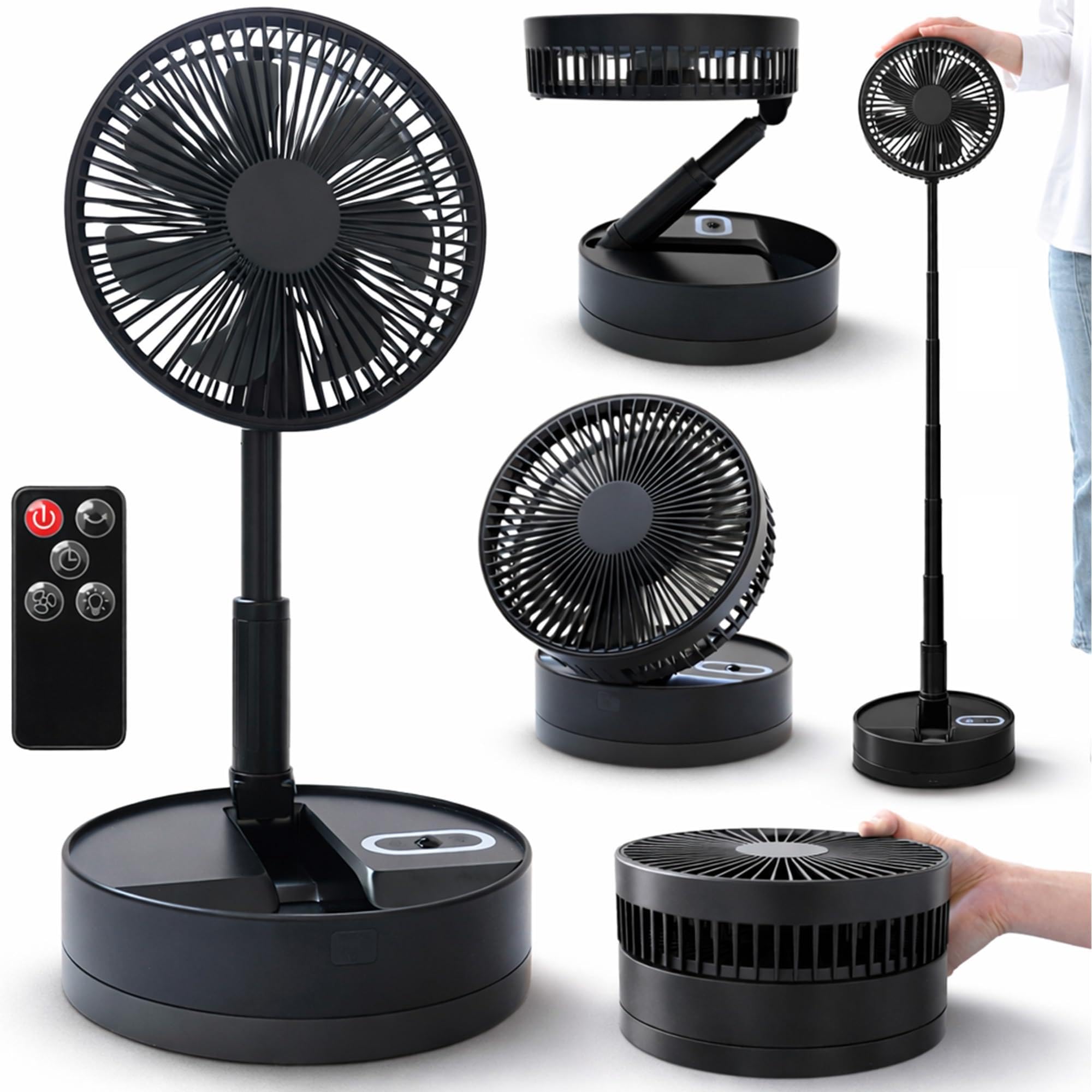 Amazon | [MRG] 扇風機 DCモーター 折りたたみ サーキュレーター 充電