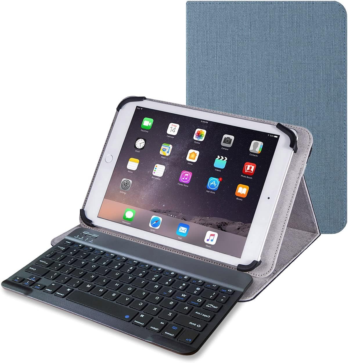 Tablet hülle 10.1 Zoll Universal,Hülle mit Bluetooth Tastatu