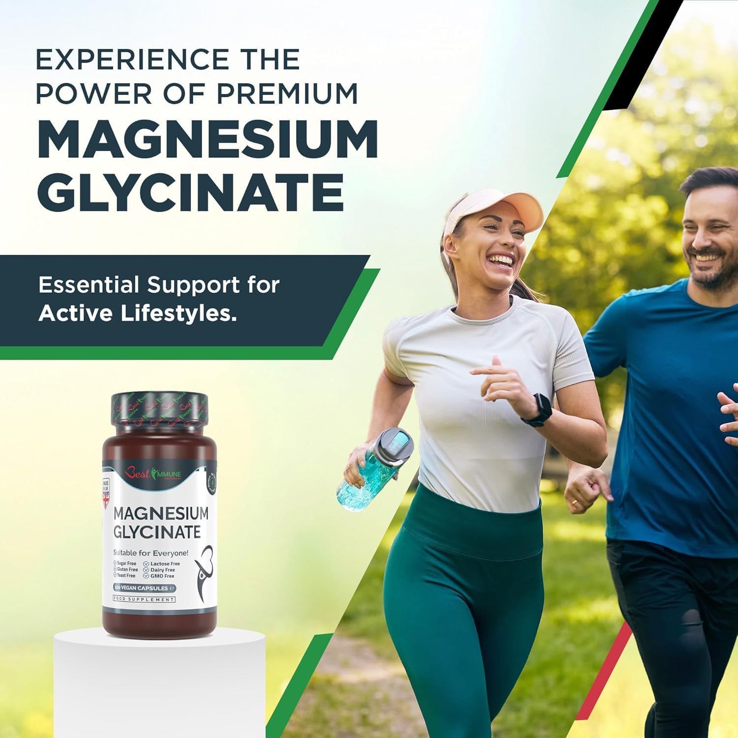 Best Immune Vitamina D3 2000 UI e K2 MK7 100 mcg 100 Capsule Vegane (Confezione da 2)