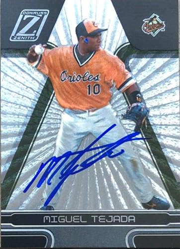 Miguel Tejada Autographed 2005 Donruss Zenith #6