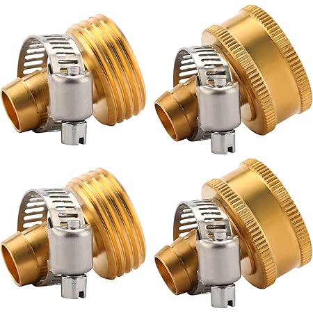 Connettori Ottone Tubo Giardino Kit Riparazione Tubo Giardino In Ottone - Connettori Rapidi Maschio/femmina 1/2, 1-5 Set Connettori Giardino In Ottone Connettori Maschio Femmina 10 Pezzi