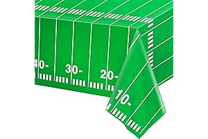 2 PCS 54"x108" Football Field Tablecloth – Perfect for Game Day Celebrations