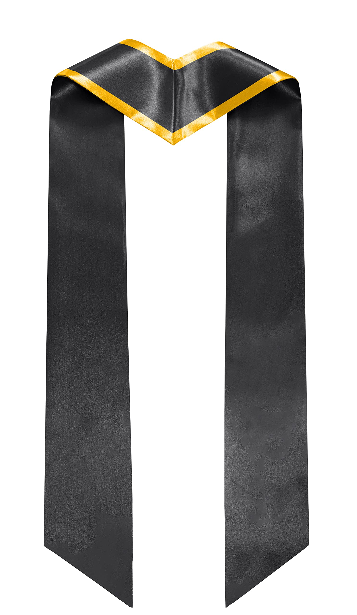 Graduation Honor Stole Angled End with Trim Adult Length 72