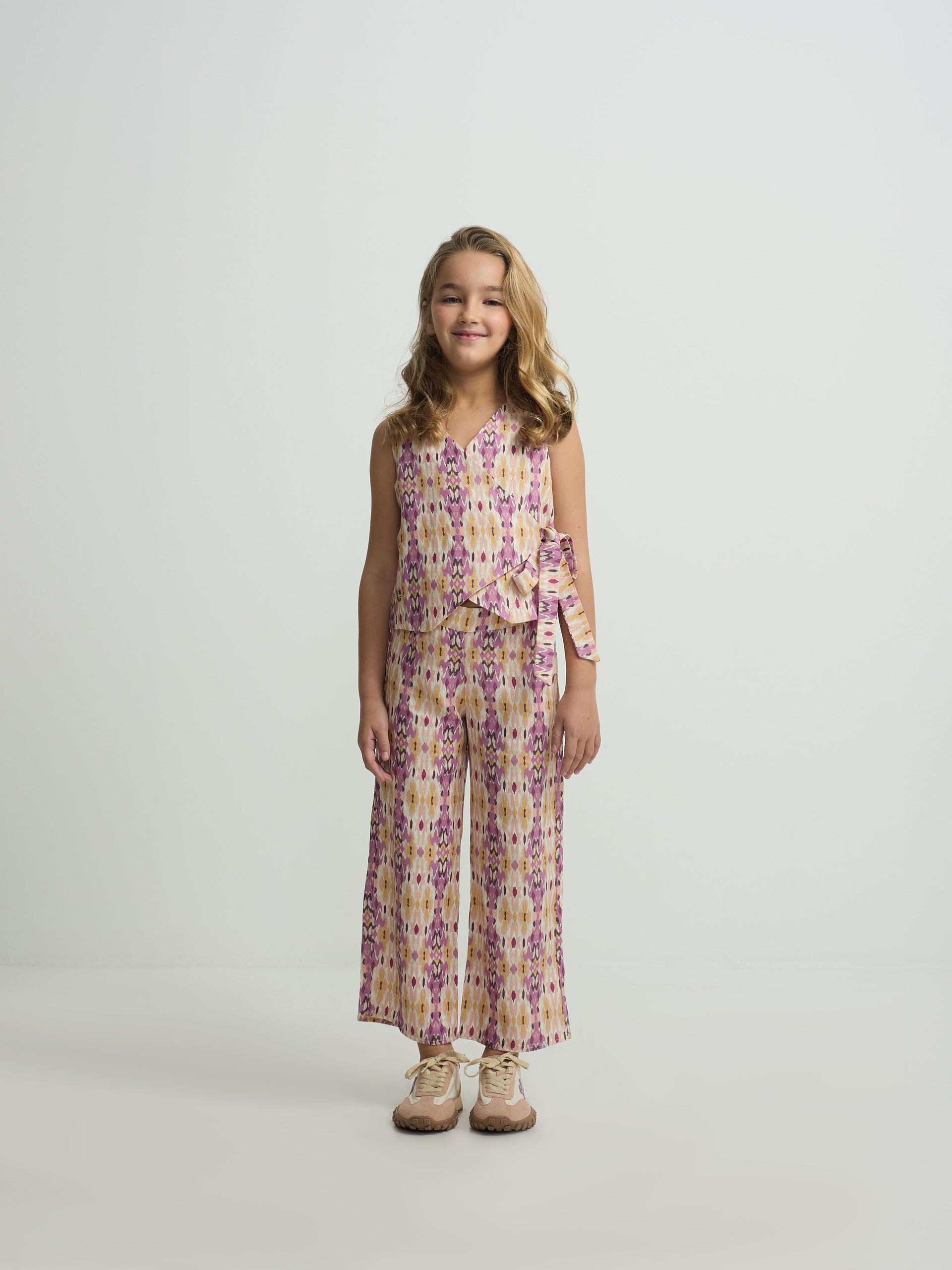 SILBON Pantaloni Ikat Print 4 Years