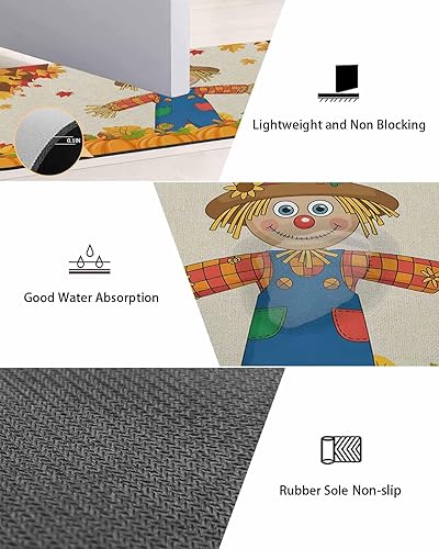 Miniatura 3 de Tapete de baño de espantapájaros para bañera, antideslizante, de secado rápido y absorbente, de tierra de diatomeas, tapete de cocina, tapete de