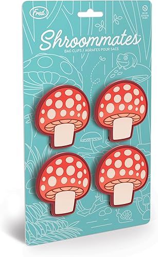 Miniatura 6 de SHROOMATES, clips para bolsa de setas, juego de 4