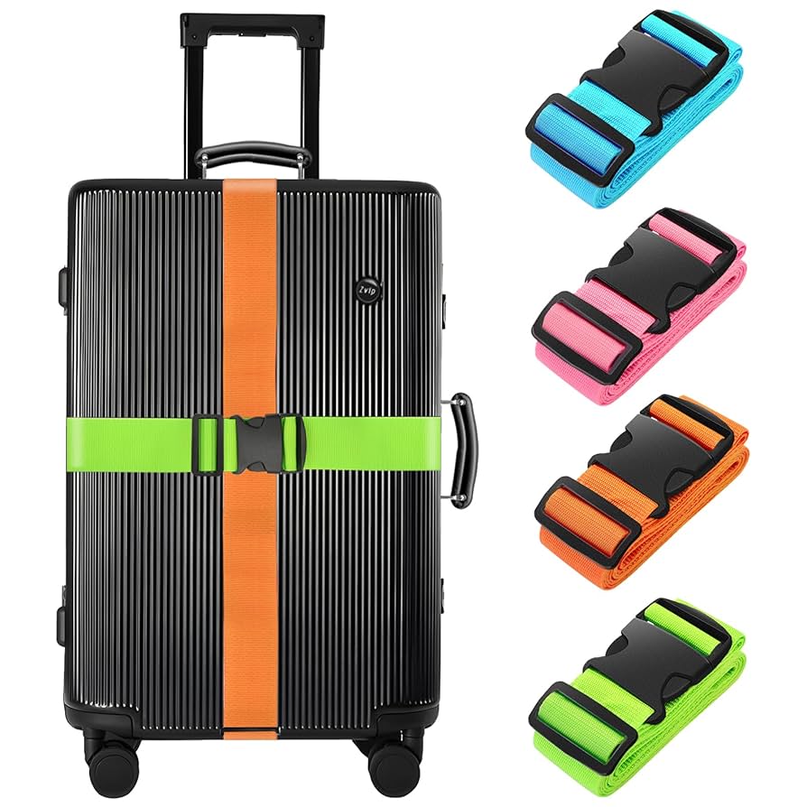 Amazon.com: BILIONE 4 Pack Luggage Straps 79