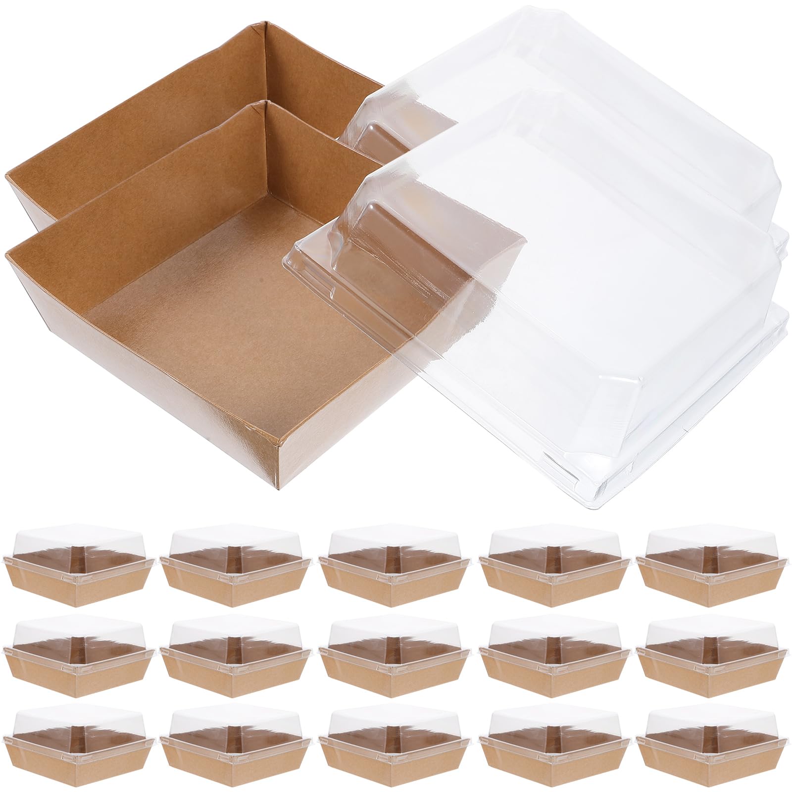 Amazon.co.jp: DOITOOL ケーキボックス 12×12×6Cm 紙製 50個セット 蓋