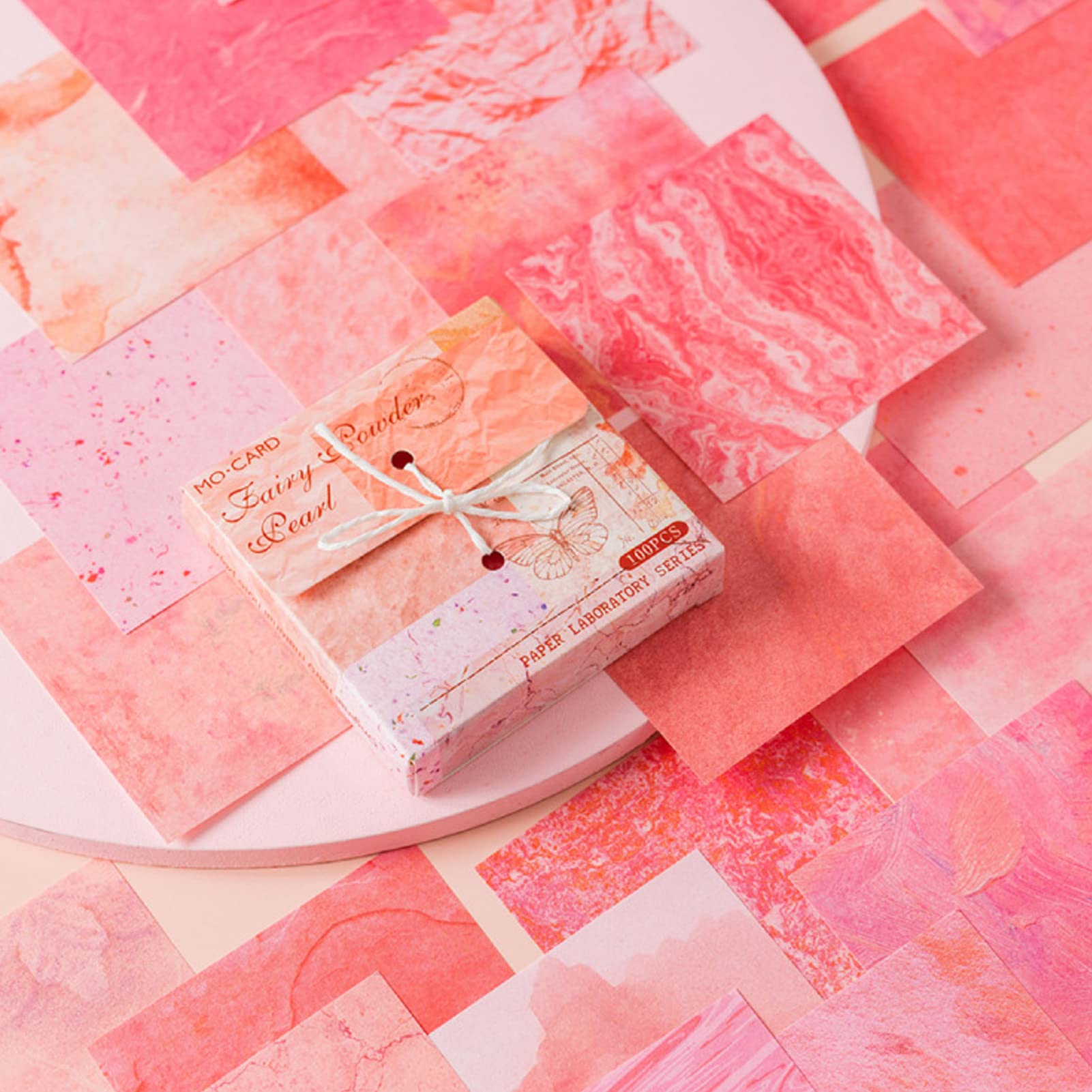 Lot De 600 Feuilles De Papier Pour Scrapbooking - Motif Vintage