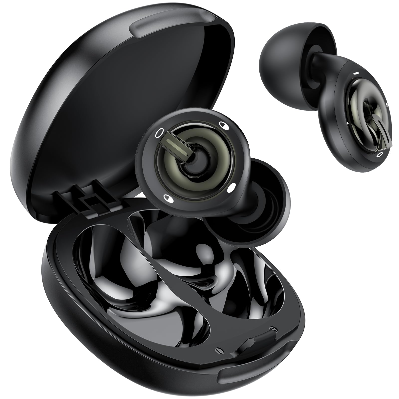 Ear Plugs for Sleeping Noise Cancelling, 35dB Noise Reduction with 6 Sizes (S-M-L) Ear Tip...