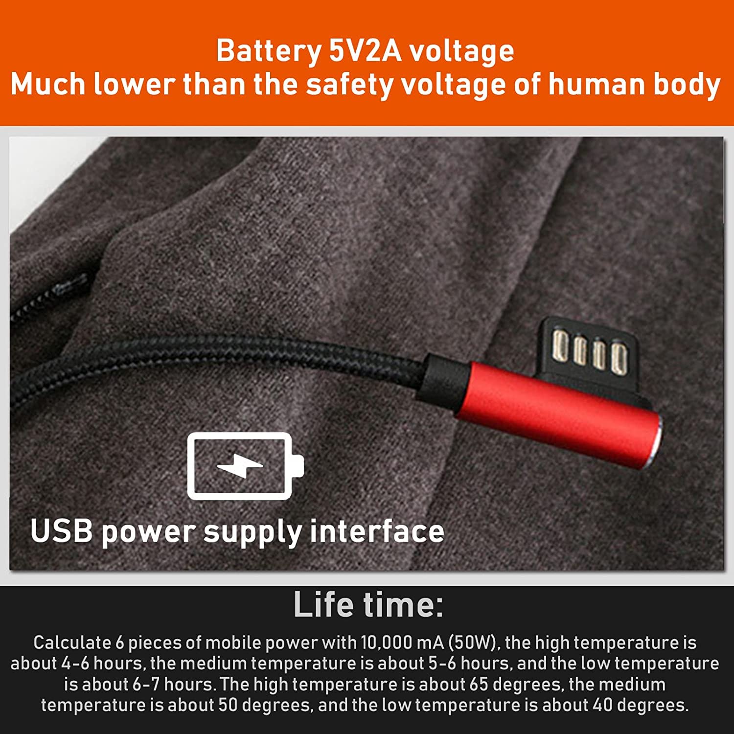 Bielizna termoaktywna dla mężczyzn i kobiet, legginsy z ogrzewaniem elektrycznym USB do użytku w pomieszczeniach, na zewnątrz i w sporcie (Color : Red, Size : M-Medium)