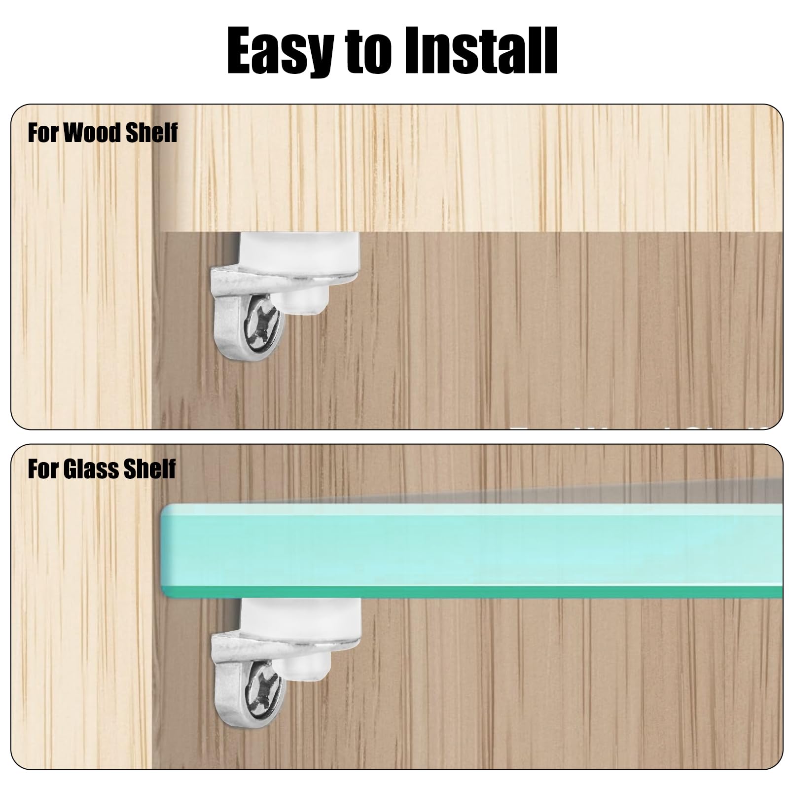 Cabinet Shelf Supports 20 PCS 5mm Shelf Support Pegs With Suction Cups -  Metal Shelf Pins For Kitchen Cabinet Bookshelf Cabinet Shelf Pins, image size:1600x1600