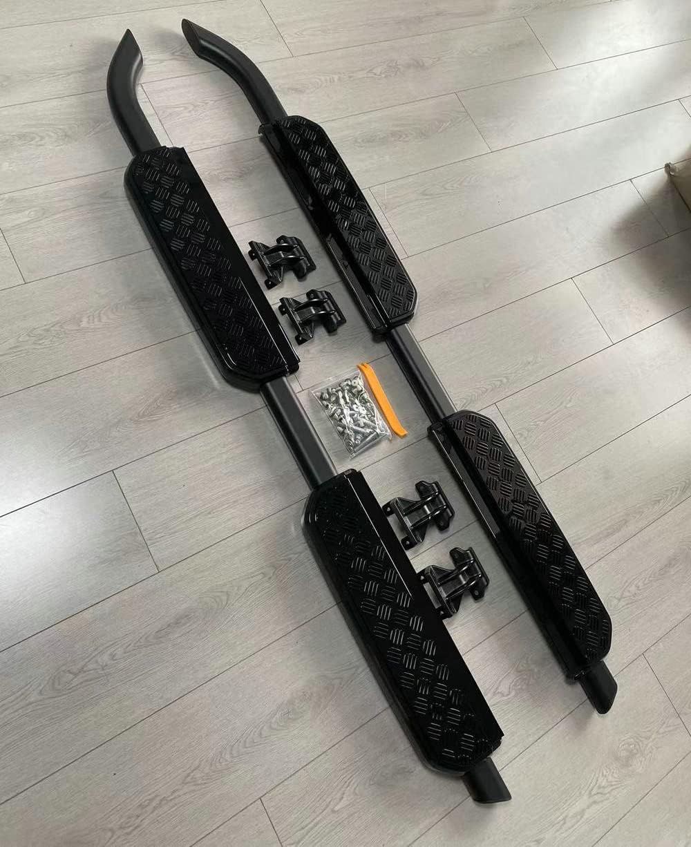 FTAPACCE 2PCS Aluminum Side Steps Running Boards Nerf Bars Fits for Land Rover Defender 110 130 4 Door L851 2020-2025