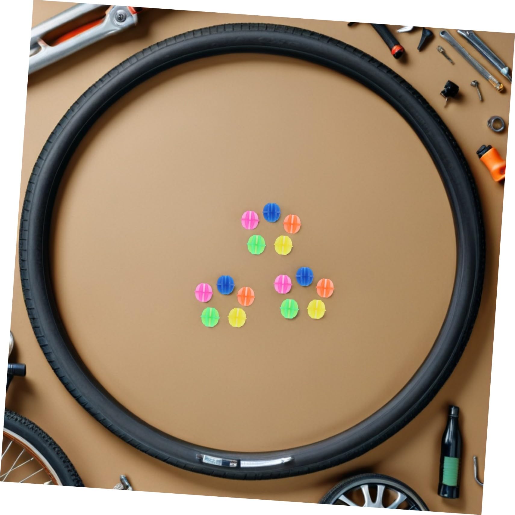 Anneome 6Er Set Fahrradspeichen Dekoration Kinderfahrradzubehör Fahrradclips Perlen Dekor Fahrrad Radspeichen Fahrradspeichen Perlen Dekorationen Fahrraddraht