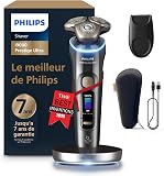 Philips Shaver i9000 Prestige Ultra, Wet & Dry Electric Shaver, Dark Slate, Skin IQ Pro Technology, Triple Lift & Cut System, 360 Rotating NanoTech Precision Blades, 5 Shaving Modes, Model XP9402/11 - 1