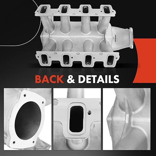 Miniatura 8 de A-Premium Colector de admisión de aluminio compatible con Chevy, GMC, Cadillac, Hummer, Pontiac - Escalade, Camaro, Corvette, SS, Tahoe, Sierra,