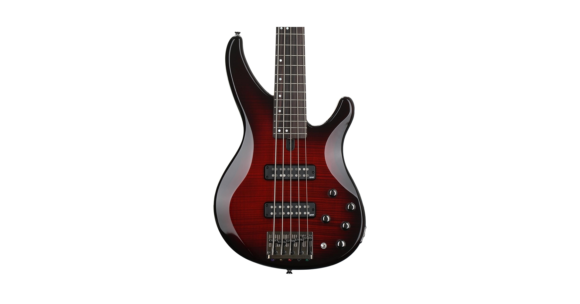 Amazon.com: Yamaha TRBX605 5-String Flamed Maple Bass Guitar
