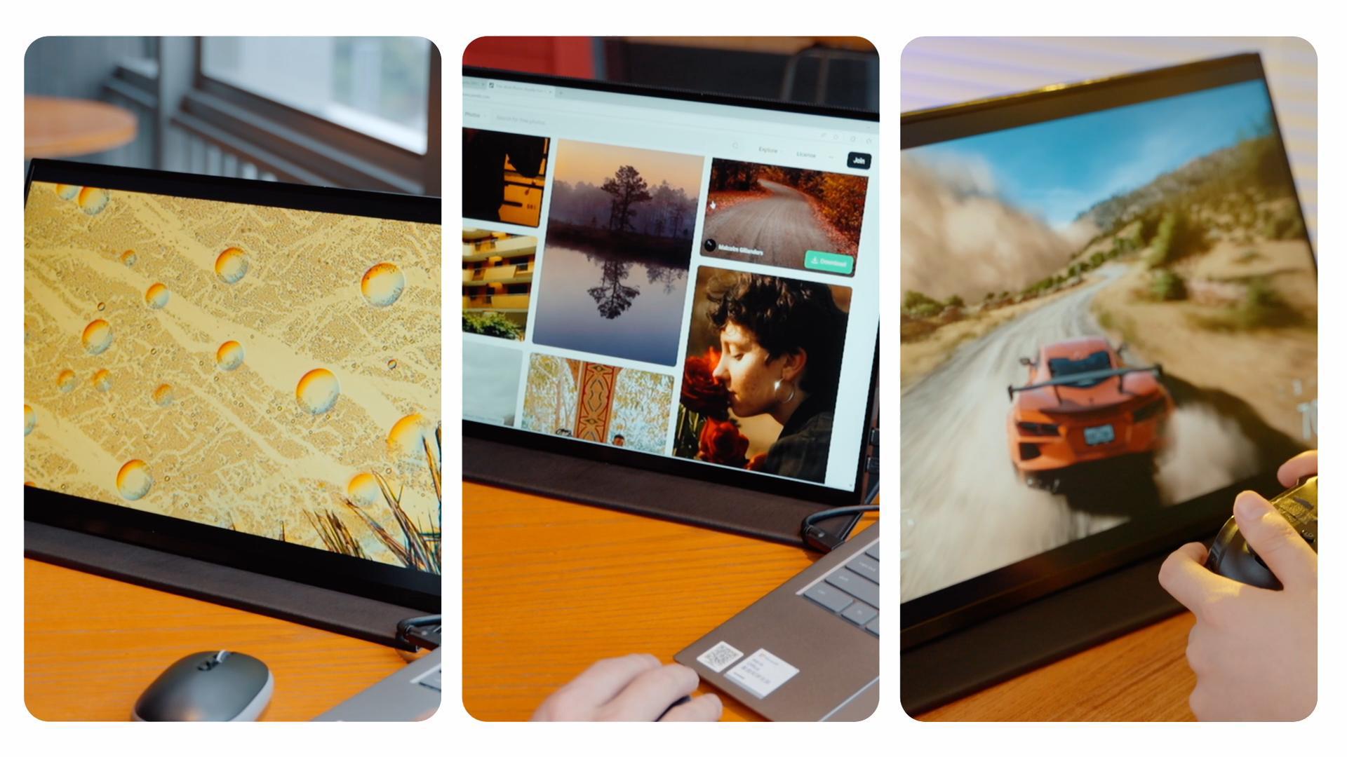 Amazon.co.jp: UPERFECT QLED モバイルモニター 18インチ 2K/2.5K 非