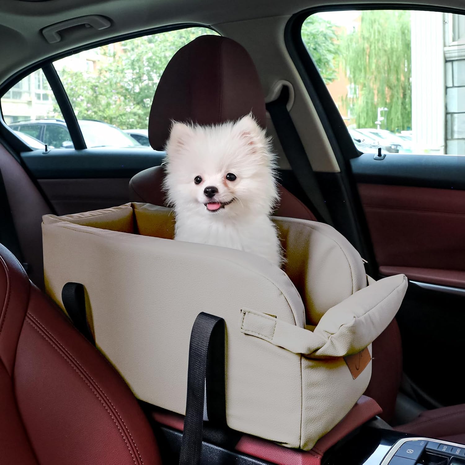 Dog Car Seat Centre Console Dog Booster Dog Car...