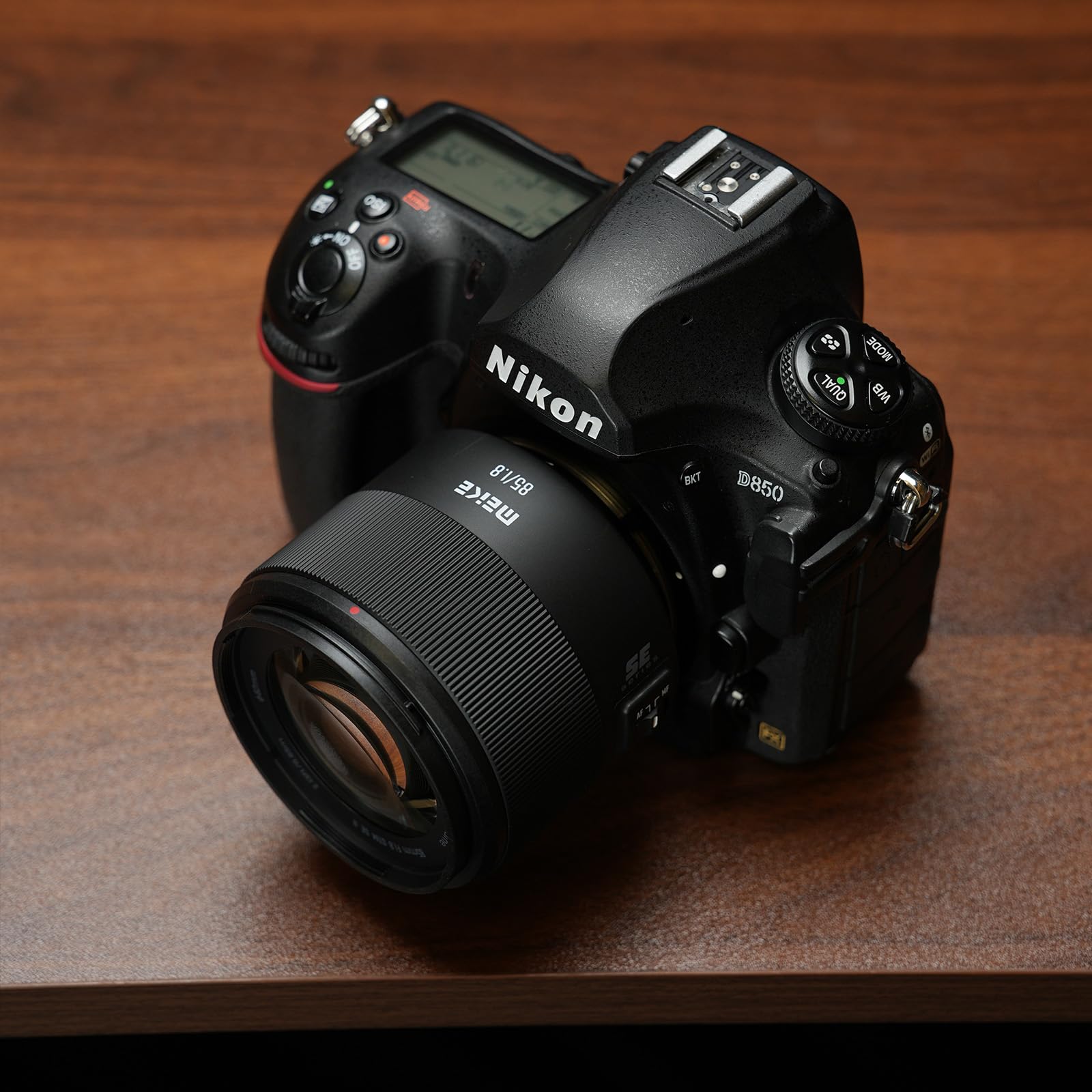 Meike Teleobiettivo 85 mm F1.8 SE Mark II STM AF Full Frame autofocus medio ad alta risoluzione 8K obiettivo verticale compatibile con fotocamere Nikon F Mount D850 D750 D610 D780 D3500 D5500 D5600