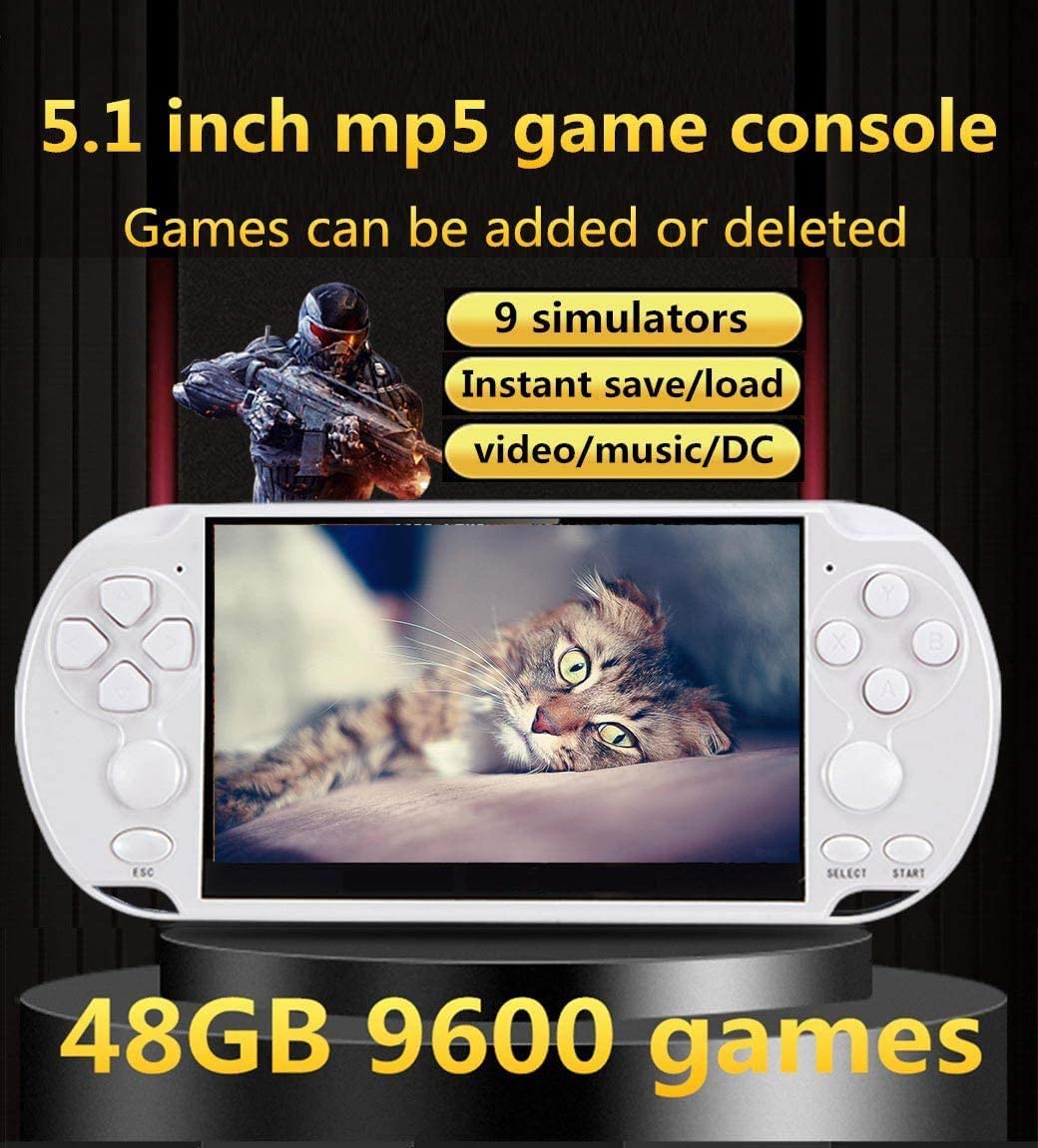 Console Di Gioco Portatile Multifunzione Per Console Di Gioco Retrò Da 5,1 Pollici 9600 Giochi Supportano Arcade E Altri 10 Simulatori Di Giochi Possono Essere Archiviati, Regalo Di Natale Per Bambini