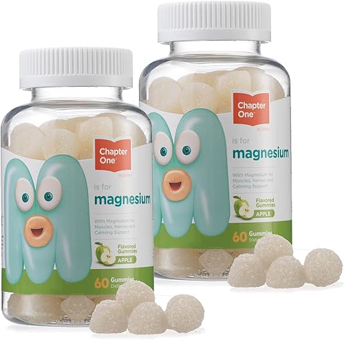 Chapter One - Gomitas de magnesio para niños y adultos, gomitas calmantes naturales, citrato de magnesio calmante, suplementos de función ósea y