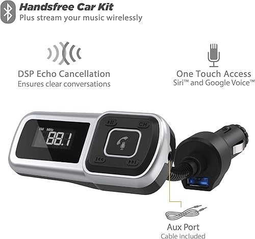 Vista 38 de Scosche - transmisor digital FM para iPod, BTFM, Azul Negro