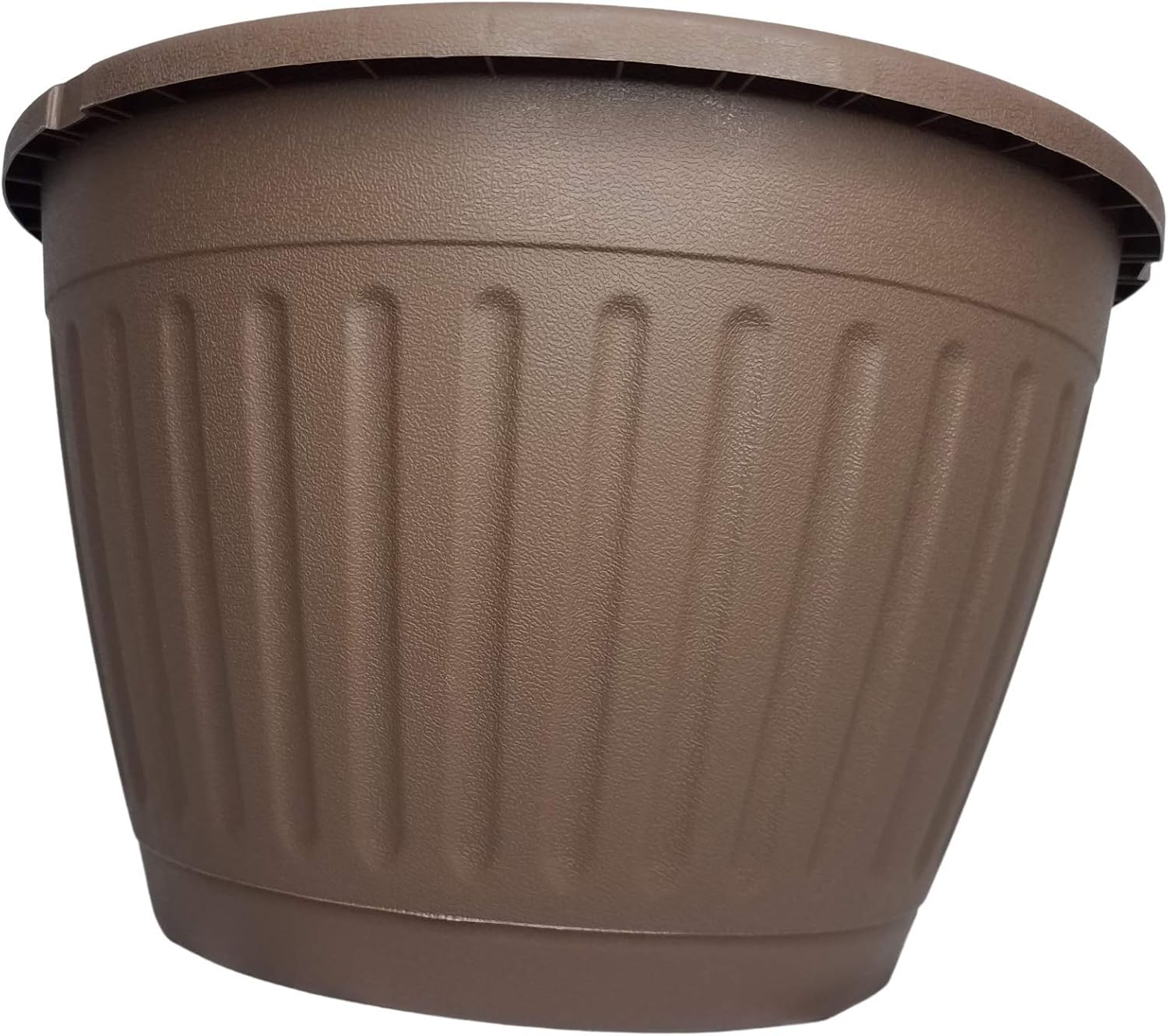 Landmark Plaics 10 inch Imperial Plastic Hanging Basket (Brown, 10)