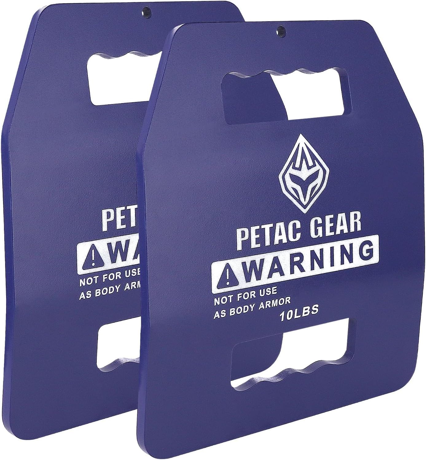 PETAC GEAR Tactical Weights Plates For Weighted Vest For Men Workout,5/10/15/20 LBS Weight Strength Training Vests Equipment Workout Gear Curved 10LB*2. (ONE PIECE NEVER USED)