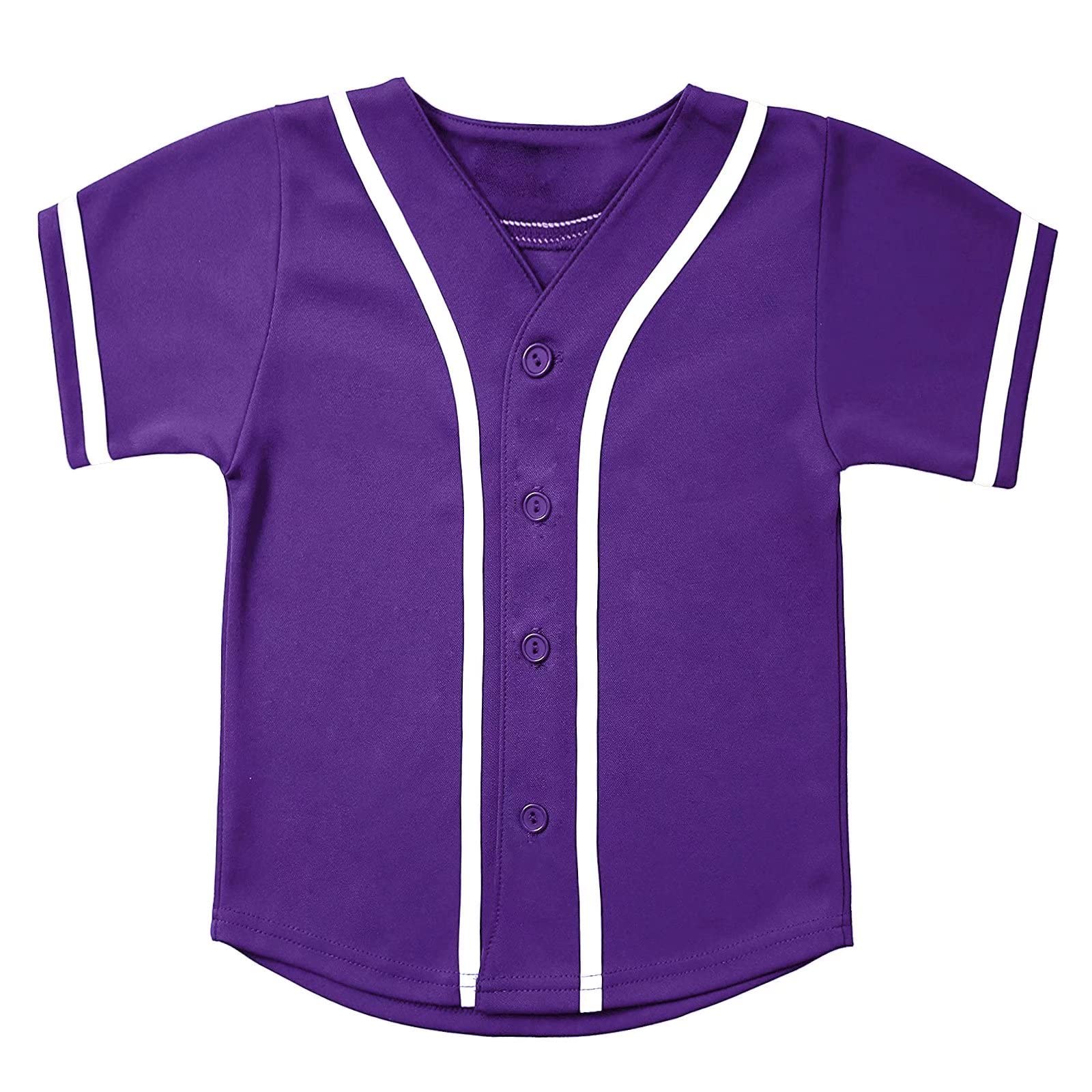 babyhealthy Kids Baseball Jersey Button Down