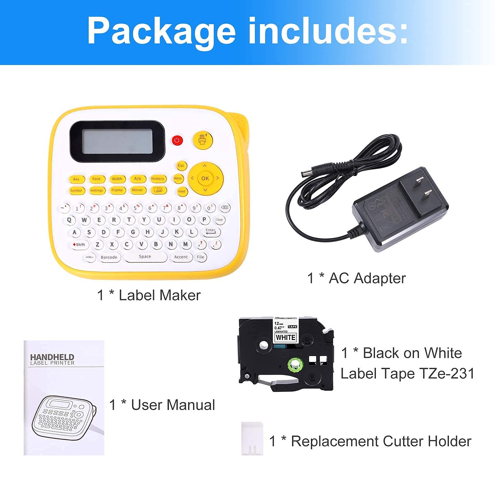 Buy Labelife Label Maker Machine, Portable Label Maker D210S with