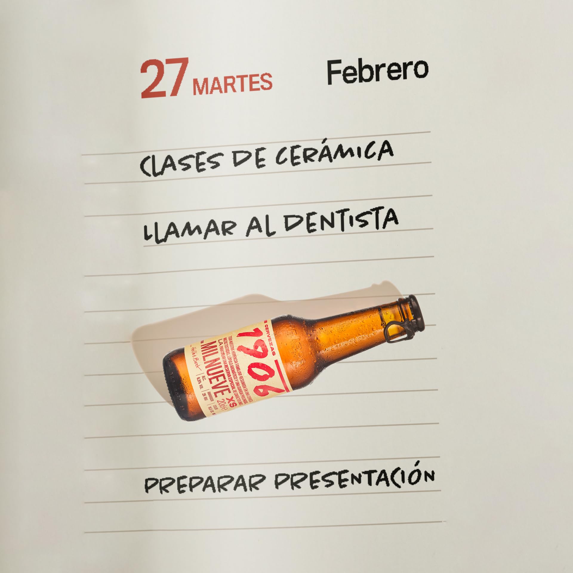 1906 - Reserva Especial XS, Cerveza Lager Extra, 24 Botellas x 20 cl | Maltas Tostadas, Lúpulo Perle, Aroma a Caramelo y Café, Formato Mini, Ideal Compartir, 6,5% Volumen de Alcohol