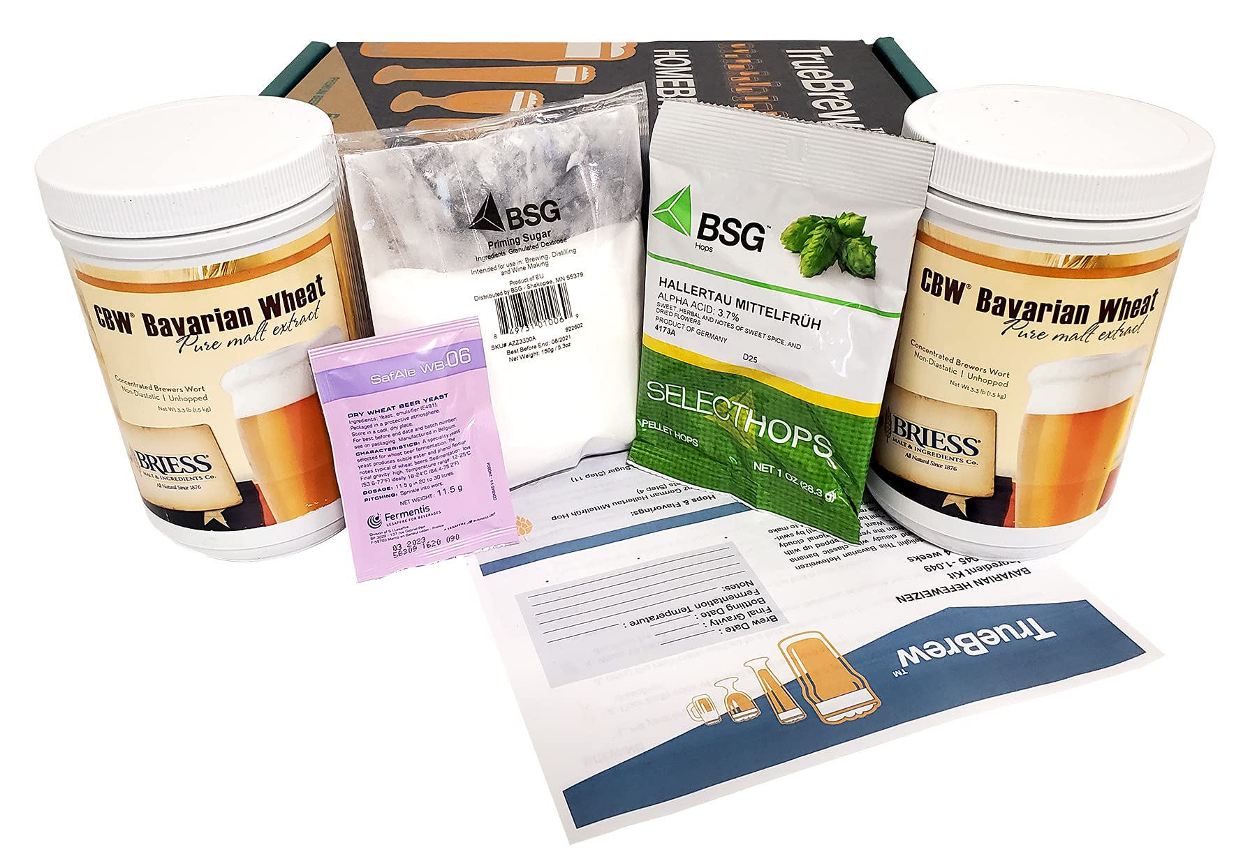 True Brew Bavarian Hefeweizen Home Brew Beer Ingredient Kit