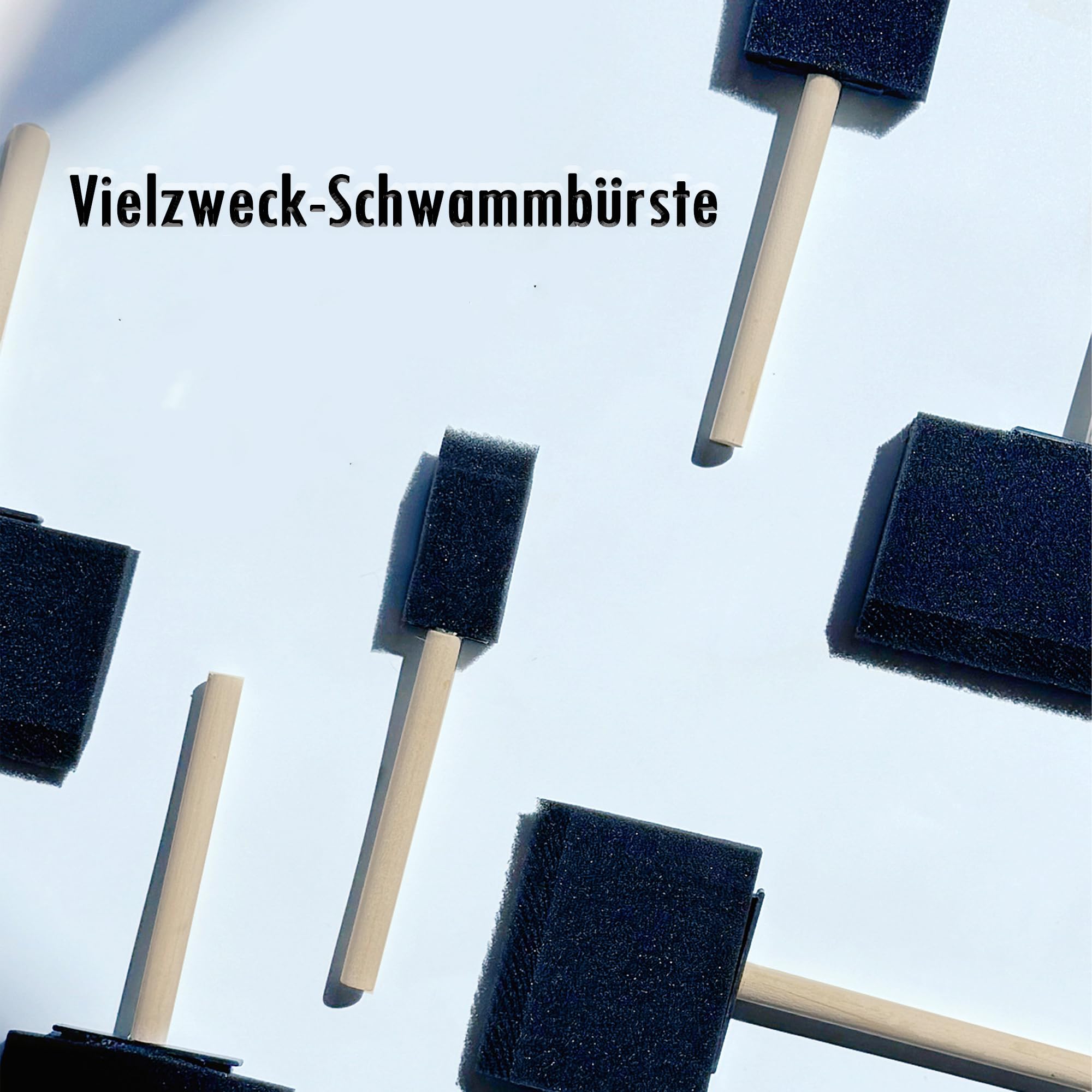 52-teiliges Malerpinsel-Set Für Kinder – Schwammbürsten, Candy-Pinsel & Schürze, Für Kreatives Malen Ab 2 Jahren