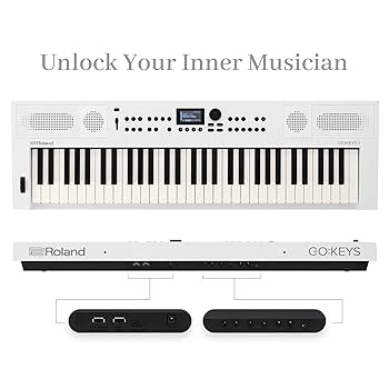 Roland GO:KEYS 5 ホワイト Roland GoKeys 5 Music Creation Keyboard - White KEY