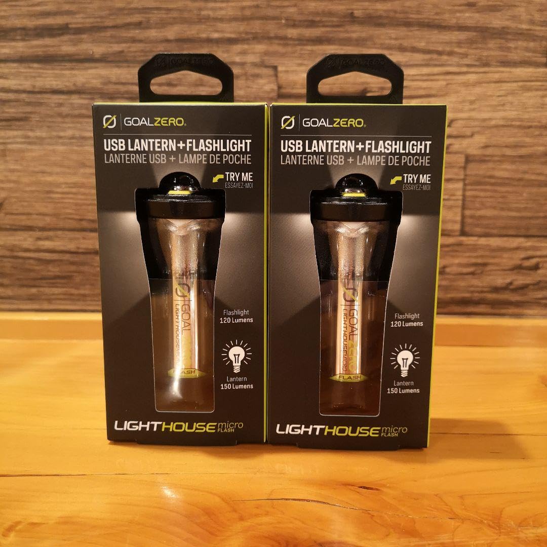 Amazon.co.jp: GOAL ZERO LIGHTHOUSE micro FLASH 2個セット : 家電