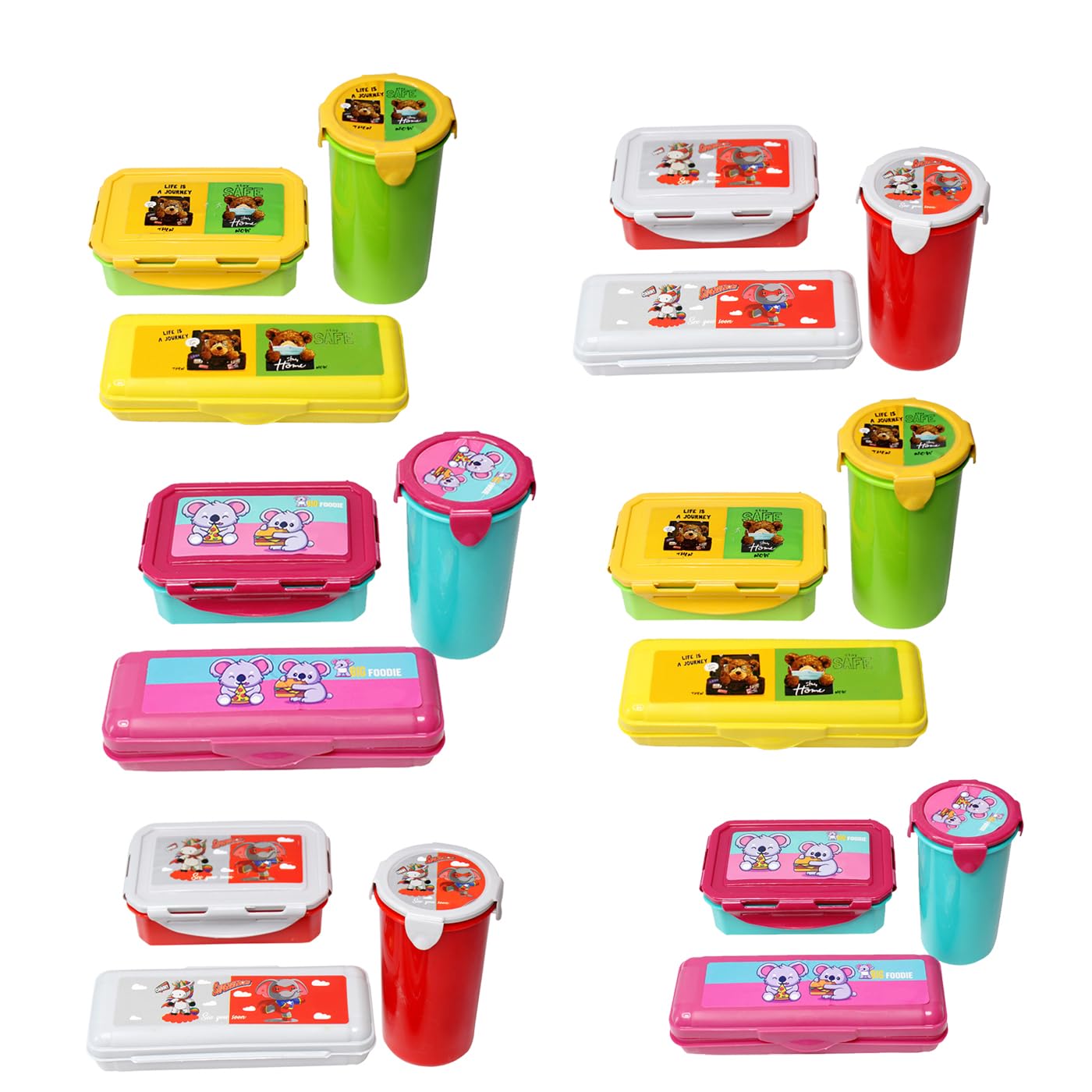 FULLY Navratri Kanjak Gift Combo of Tiffin Box with Water Bottle and Pencil Box Gift Set for School Kids Ideal Return Gift for Kanya Pujan (M3 (Set of 6)) (B0CKPB85C5) Amazon Price History, Amazon Price Tracker