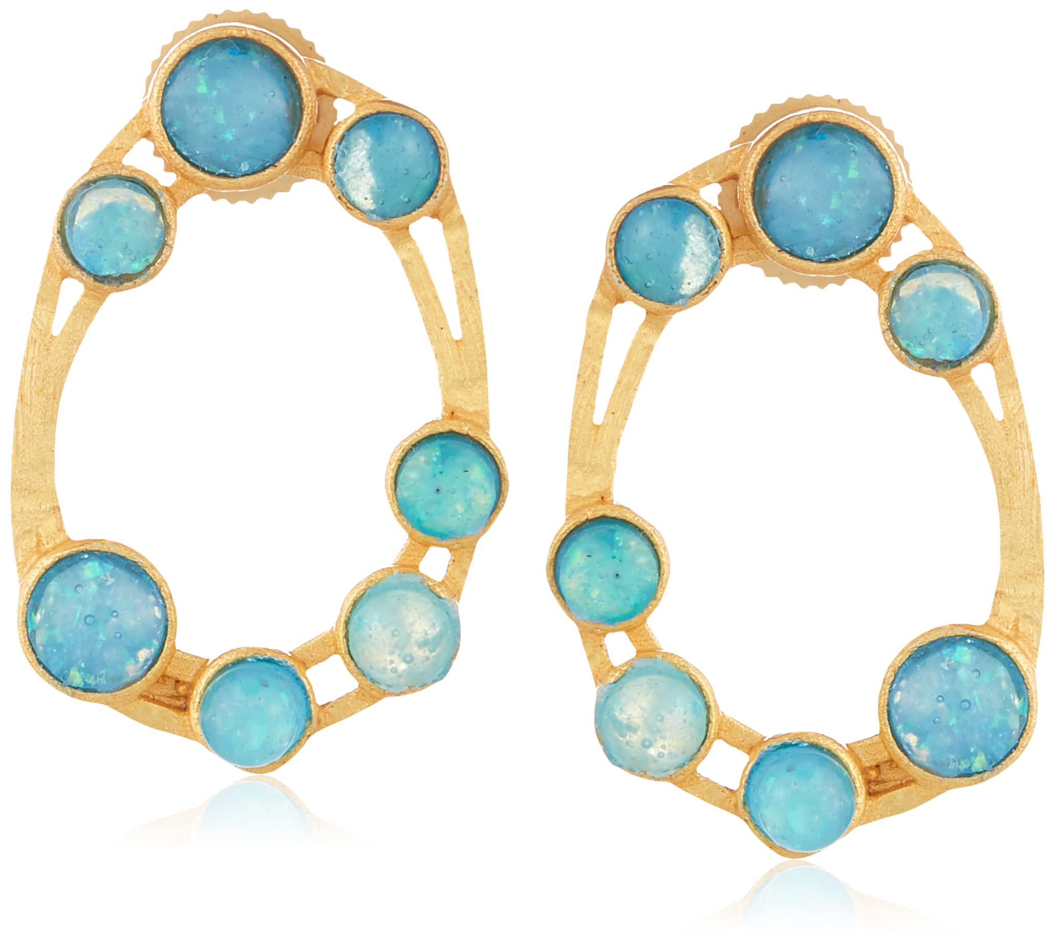 BioriDew Drops Opal Earring Studs