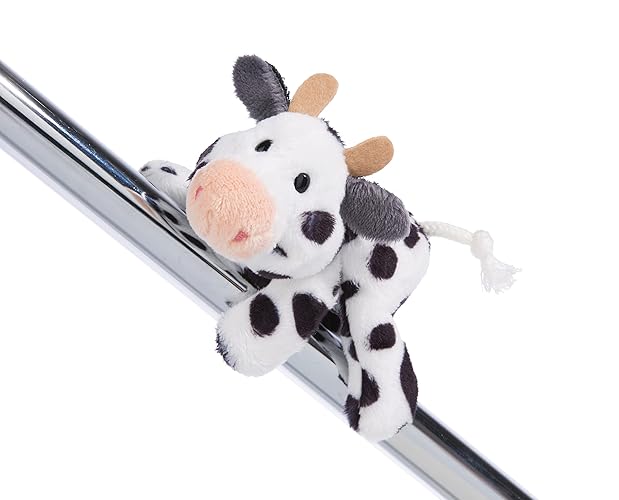 NICI- MagNICI Mucca Cowluna 12cm Bianco-Peluche sostenibile con calamita-Animale Magnetico per frigoriferi, lavagne, Oggetti in Metallo e Molto Altro Ancora, Ottima Idea Regalo, Colore, 12 cm, 49192 - Cowluna