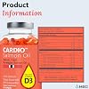 Cardio Omega 3 Fish Oil & Vitamin D3-1000mg, Norwegian Salmon Oil with EPA, DHA, DPA & Astaxanthin, No Fishy Aftertaste, Fatty Acids Supplement - 90 Capsules