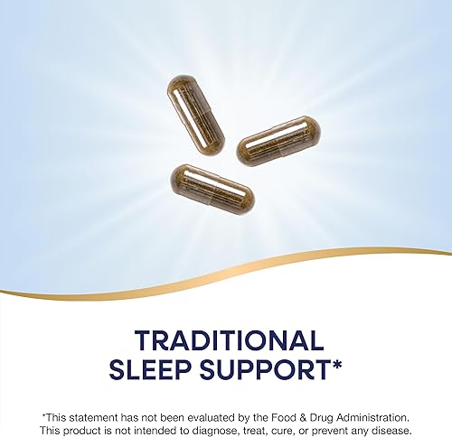 Miniatura 3 de Nature's Way Melissa - Hoja de bálsamo de limón, soporte tradicional para dormir*, sin melatonina, 1500 mg por porción de 3 cápsulas, verificado por