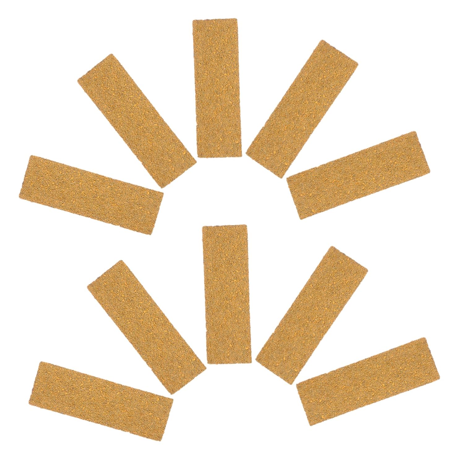 KICHOUSE 50pcs Sandpaper Sheets Fine Grit Woodworking Sanding Pads for Manual Polishing and Finishing for Repairing and Detail Work