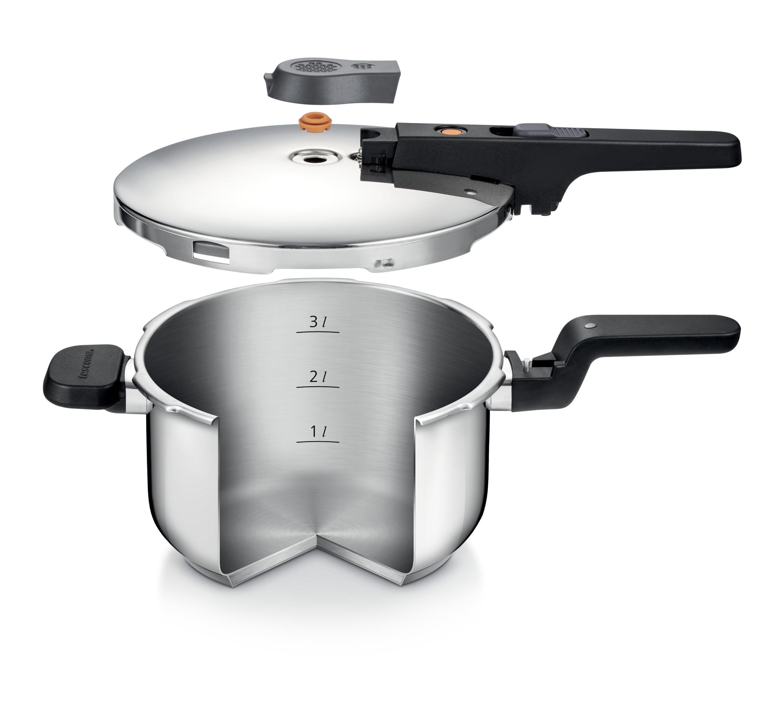 Pentola diam. 21 prof. 18 cm. acciaio inox 18/10 - Arredamento e