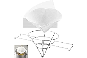 Chrome-Plated Steel Deep Fryer Oil Filter Strainer