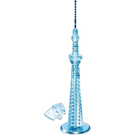 Amazon クリスタルパズル 62ピース 東京スカイツリー R 粋風 立体パズル おもちゃ