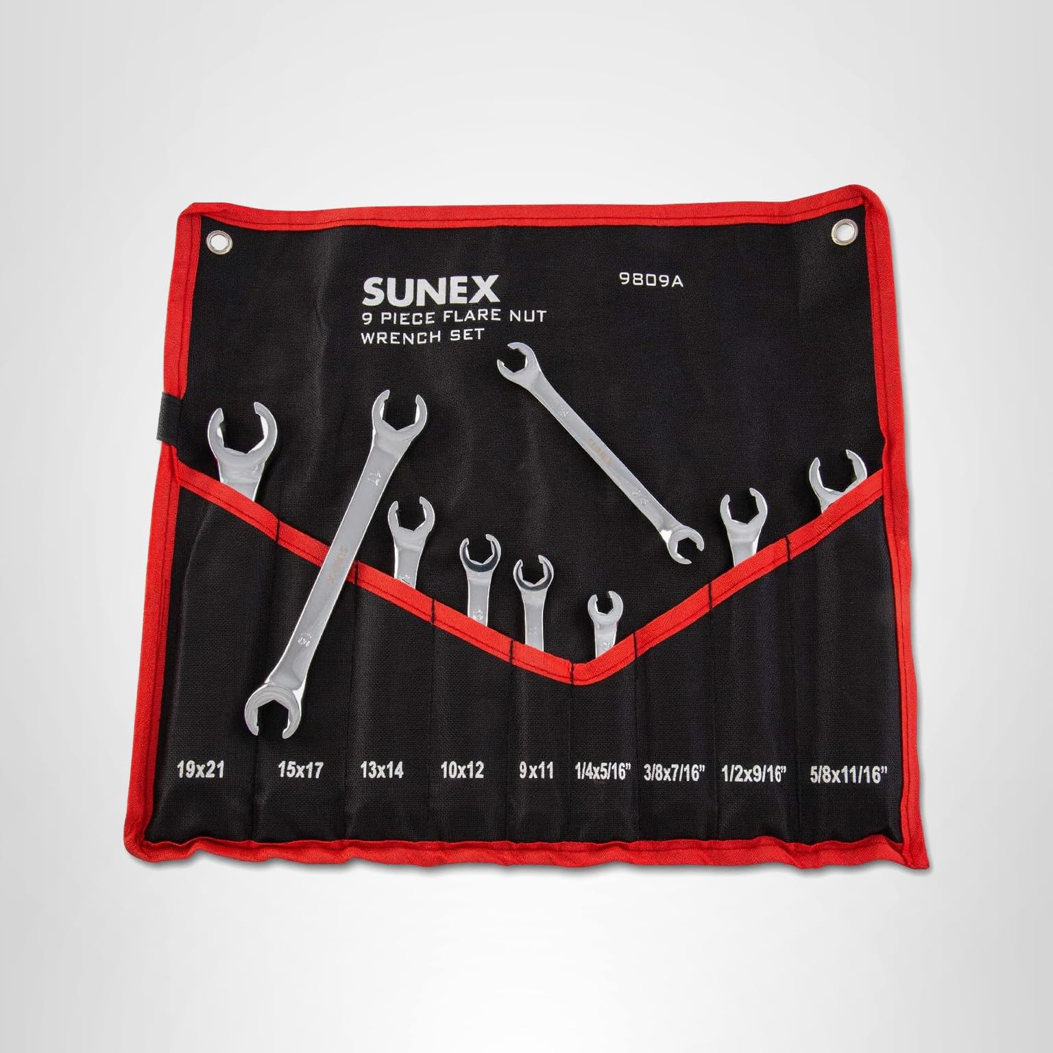 Sunex Tools 9809A Flare Nut Wrench Set, 1/4