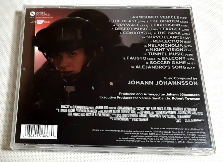 【一視聴のみ】ボーダーライン サウンドトラック Amazon.co.jp: CD「映画 ボーダーライン SICARIO (2015年
